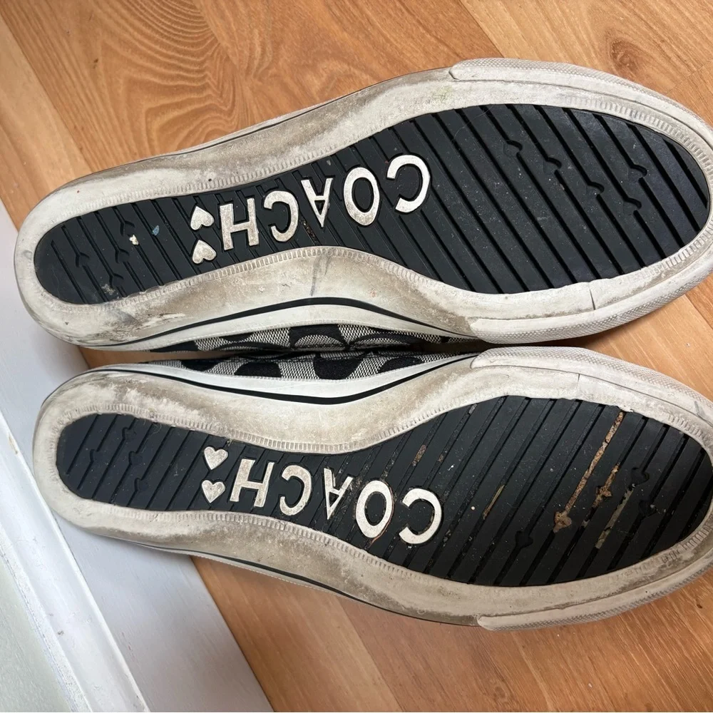 Coach Bev Monogram Signature Logo Slip On Sneakers - Picture 10 of 14